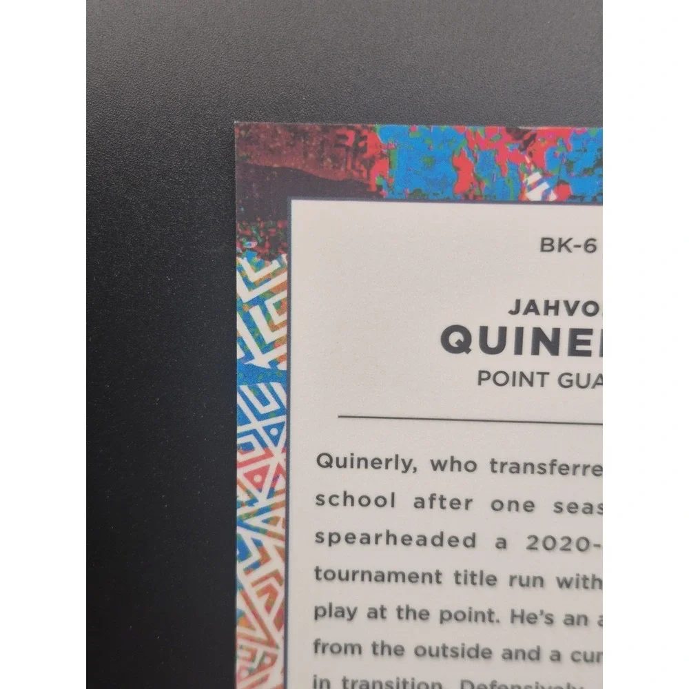 2021-22 Bowman U Jahvon Quinerly #BK-6 Big Kahuna Refractor SP Crimson Tide